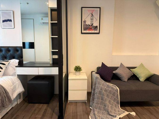 รูป 1 ห้องนอน | 1 ห้องน้ำ | BTS On Nut | 27 ตร.ม. | 15,000 บาท/เดือน | ชั้น 16 — The Base Park West Sukhumvit 77 กรุงเทพฯ - รูปที่ 4/8
