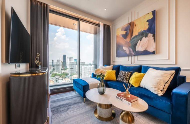 picture 1Bed | 1Bath | BTS Thong Lo | 50sqm | THB 70,000/mo | Fl.19 — Khun By Yoo Bangkok - 3/10