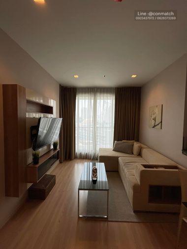รูป 1 ห้องนอน | 1 ห้องน้ำ | BTS Saphan Taksin | 38 ตร.ม. | 24,000 บาท/เดือน | ชั้น 9 — Rhythm Sathorn กรุงเทพฯ - รูปที่ 1/3