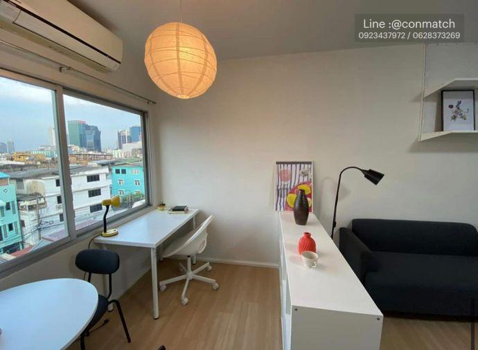 picture 1Bed | 1Bath | MRT Phra Ram 9 | 36sqm | THB 15,000/mo | Fl.6 — A Space Asoke-Ratchada Bangkok - 9/10