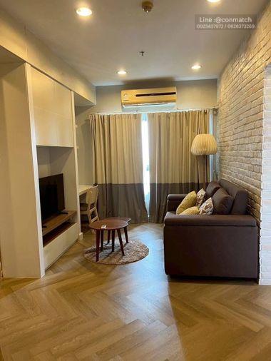 รูป 1 ห้องนอน | 1 ห้องน้ำ | BTS Krung Thon Buri | 46 ตร.ม. | 22,000 บาท/เดือน | ชั้น 21 — Q House Sathorn กรุงเทพฯ - รูปที่ 6/10