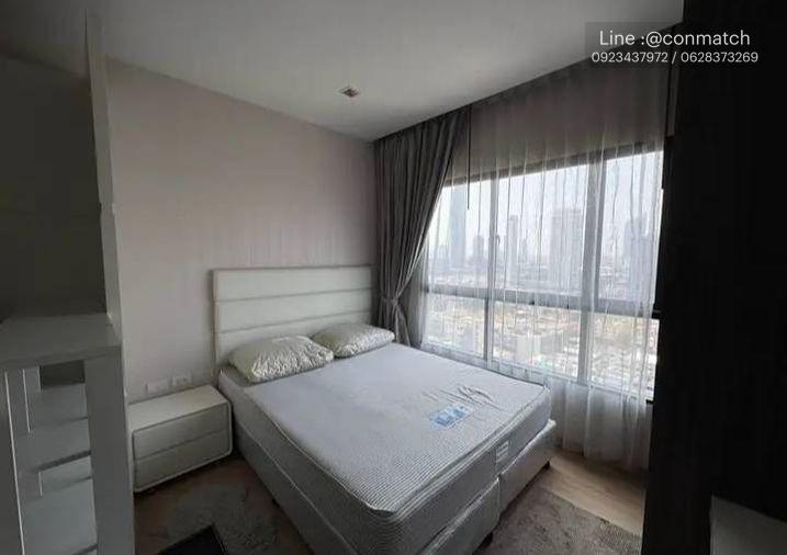รูป 1 ห้องนอน | 1 ห้องน้ำ | BTS Krung Thon Buri | 32 ตร.ม. | 15,000 บาท/เดือน | ชั้น 21 — Urbano Absolute Sathon-Taksin กรุงเทพฯ - รูปที่ 1/10