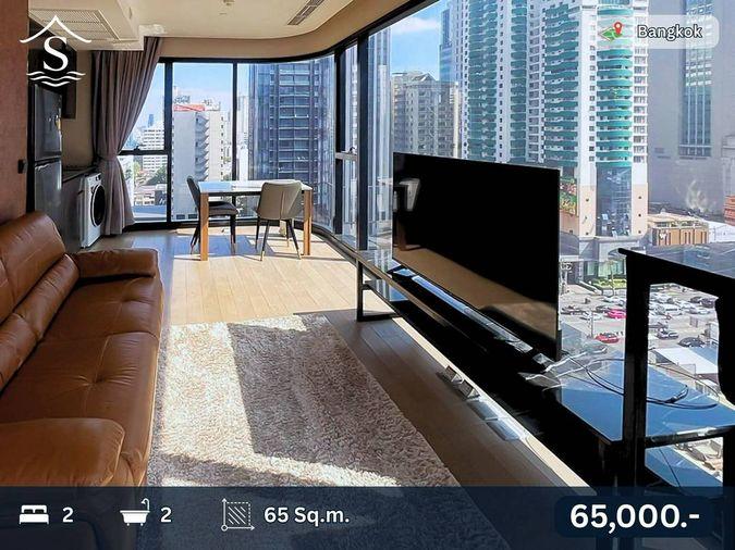 picture 2Bed | 2Bath | BTS Asok | 65sqm | THB 65,000/mo | Fl.12 — Ashton Asoke Bangkok - 1/10