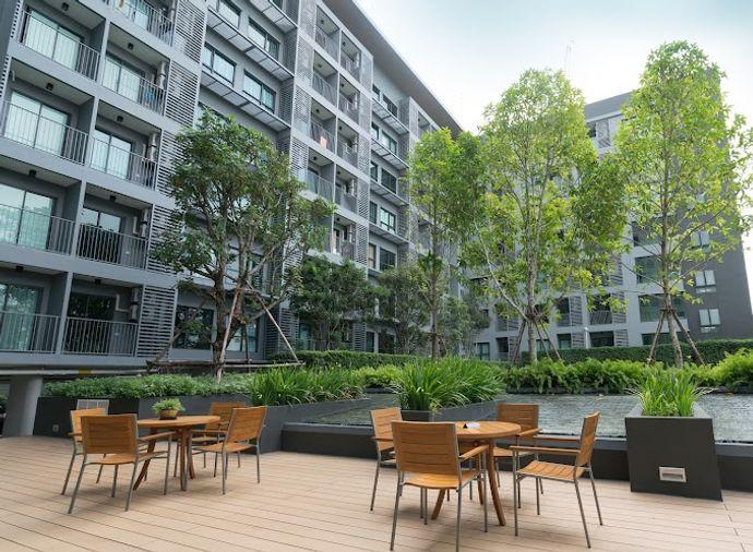 รูป 1 ห้องนอน | 1 ห้องน้ำ | BTS Si La Salle | 26 ตร.ม. | 10,000 บาท/เดือน | ชั้น 6 — Aspen Condo Lasalle กรุงเทพฯ - รูปที่ 1/9