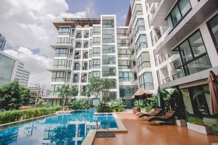 รูป 1 ห้องนอน | 1 ห้องน้ำ | BTS Bang Chak | 35 ตร.ม. | 15,000 บาท/เดือน | ชั้น 5 — Chateau In Town Sukhumvit 62/1 กรุงเทพฯ - รูปที่ 5/10