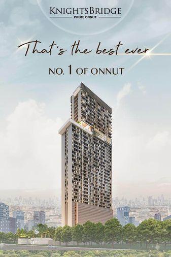 รูป สตูดิโอ | 1 ห้องน้ำ | BTS On Nut | 23 ตร.ม. | 16,000 บาท/เดือน | ชั้น 16 — Knightsbridge Prime Onnut กรุงเทพฯ - รูปที่ 7/10