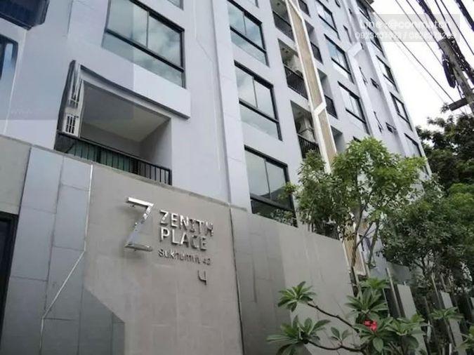 รูป 1 ห้องนอน | 1 ห้องน้ำ | BTS Phra Khanong | 29 ตร.ม. | 14,000 บาท/เดือน | ชั้น 2 — Zenith Place Sukhumvit 42 กรุงเทพฯ - รูปที่ 1/7