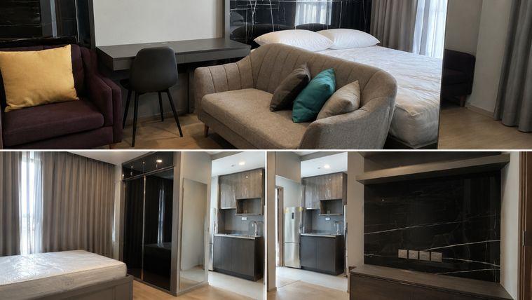 picture Studio | 1Bath | MRT Sam Yan | 25sqm | THB 19,000/mo | Fl.38 — Ashton Chula-Silom Bangkok - 1/1