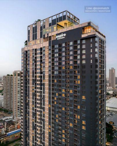 picture 1Bed | 1Bath | BTS On Nut | 36sqm | THB 32,000/mo | Fl.22 — Aspire Onnut Station Bangkok - 1/8