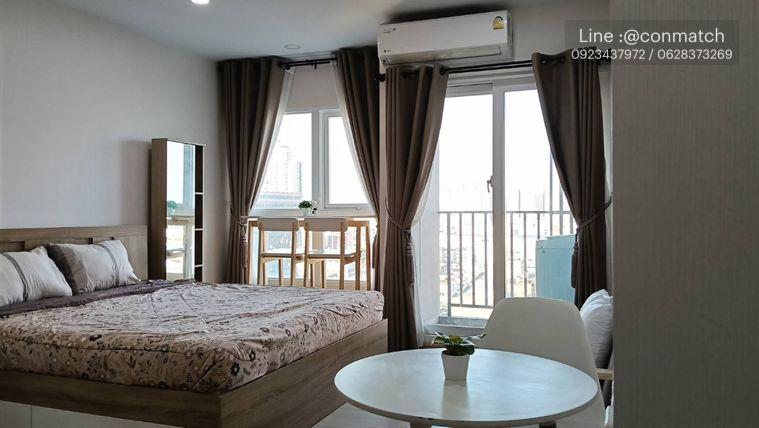 รูป 1 ห้องนอน | 1 ห้องน้ำ | BTS Yaek Lam Sali | 28 ตร.ม. | 11,000 บาท/เดือน | ชั้น 12 — Supalai Veranda Ramkhamhaeng กรุงเทพฯ - รูปที่ 7/10