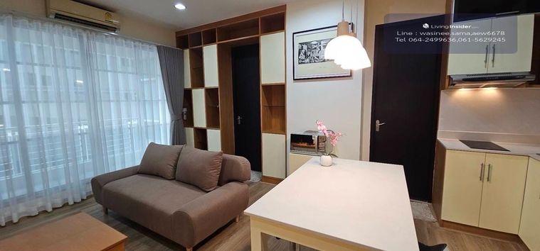 รูป 1 ห้องนอน | 1 ห้องน้ำ | BTS Siam | 55 ตร.ม. | 27,000 บาท/เดือน | ชั้น 7 — Baan Klang Krung Siam-Pathumwan กรุงเทพฯ - รูปที่ 1/10
