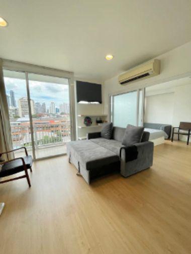 รูป 1 ห้องนอน | 1 ห้องน้ำ | BTS Ekkamai | 46 ตร.ม. | 20,000 บาท/เดือน | ชั้น 6 — Life @ Sukhumvit 65 กรุงเทพฯ - รูปที่ 3/10