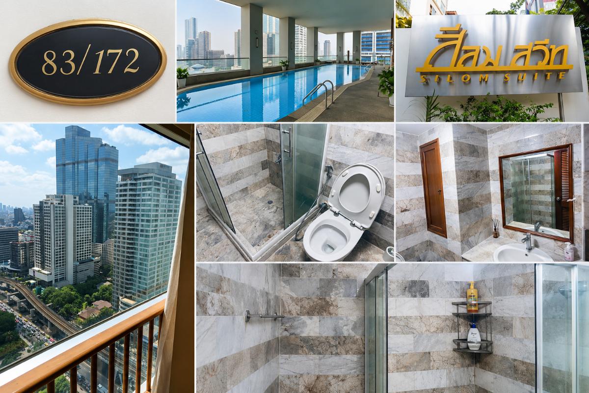 รูป 1 ห้องนอน | 1 ห้องน้ำ | BTS Saint Louis | 55 ตร.ม. | 28,000 บาท/เดือน | ชั้น 27 — Silom Suite กรุงเทพฯ - รูปที่ 3/3