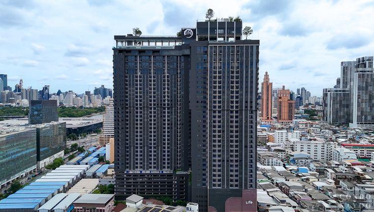 รูป 1 ห้องนอน | 1 ห้องน้ำ | MRT Queen Sirikit National Convention Centre | 33 ตร.ม. | 23,000 บาท/เดือน | ชั้น 10 — Life Rama 4 - Asoke กรุงเทพฯ - รูปที่ 1/1