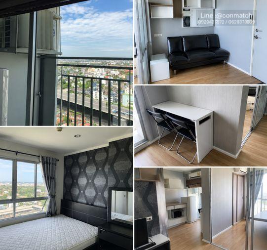 รูป 1 ห้องนอน | 1 ห้องน้ำ | BTS Udom Suk | 26 ตร.ม. | 7,000 บาท/เดือน | ชั้น 27 — Lumpini Mega City กรุงเทพฯ - รูปที่ 1/1