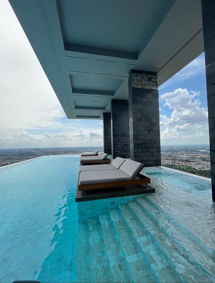 picture 1Bed | 1Bath | MRT Phra Nang Klao Bridge | 25sqm | THB 10,000/mo | Fl.9 — The Politan Aqua Bangkok - 1/1