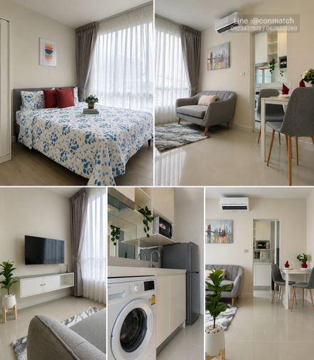 รูป 1 ห้องนอน | 1 ห้องน้ำ | BTS Udom Suk | 35 ตร.ม. | 18,000 บาท/เดือน | ชั้น 8 — The Sky Sukhumvit กรุงเทพฯ - รูปที่ 1/1