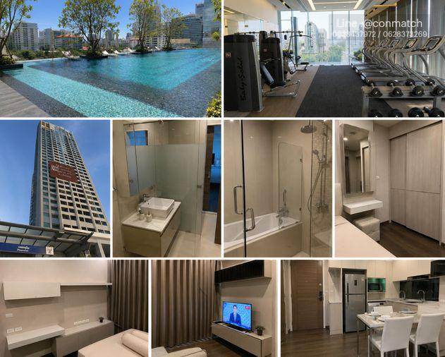 รูป 1 ห้องนอน | 1 ห้องน้ำ | MRT Phetchaburi | 45 ตร.ม. | 35,000 บาท/เดือน | ชั้น 17 — Q Asoke กรุงเทพฯ - รูปที่ 1/1