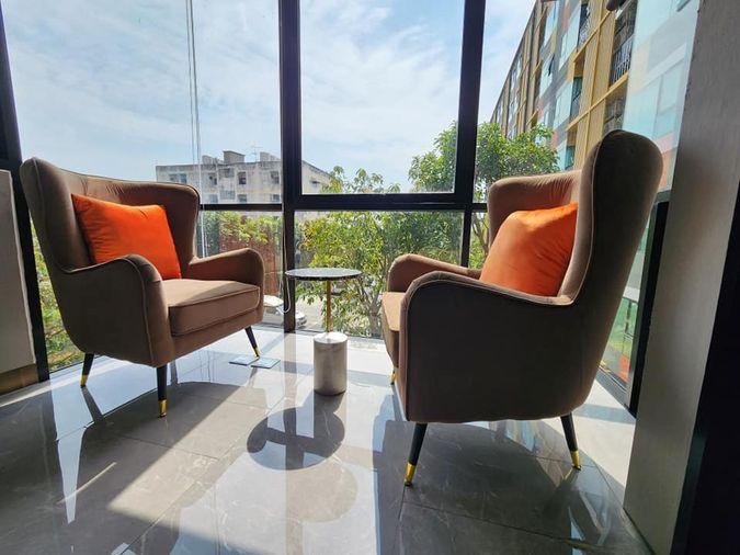 รูป 1 ห้องนอน | 1 ห้องน้ำ | BTS Bang Chak | 27 ตร.ม. | 12,000 บาท/เดือน | ชั้น 6 — Plum Condo Sukhumvit 97.1 กรุงเทพฯ - รูปที่ 6/7