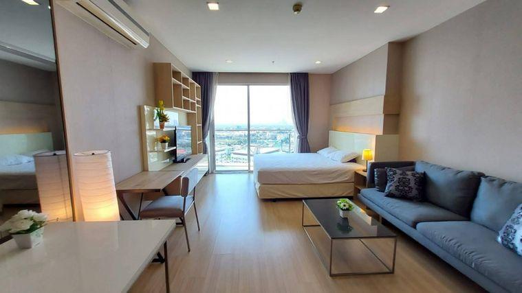 picture 1Bed | 1Bath | BTS Phra Khanong | 38sqm | THB 18,000/mo | Fl.27 — Sky Walk Residence Bangkok - 4/9