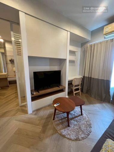 รูป 1 ห้องนอน | 1 ห้องน้ำ | BTS Krung Thon Buri | 46 ตร.ม. | 22,000 บาท/เดือน | ชั้น 21 — Q House Sathorn กรุงเทพฯ - รูปที่ 8/10