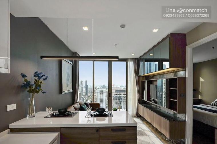 รูป 1 ห้องนอน | 1 ห้องน้ำ | BTS Chong Nonsi | 43 ตร.ม. | 30,000 บาท/เดือน | ชั้น 40 — Nara 9 Condo กรุงเทพฯ - รูปที่ 9/10