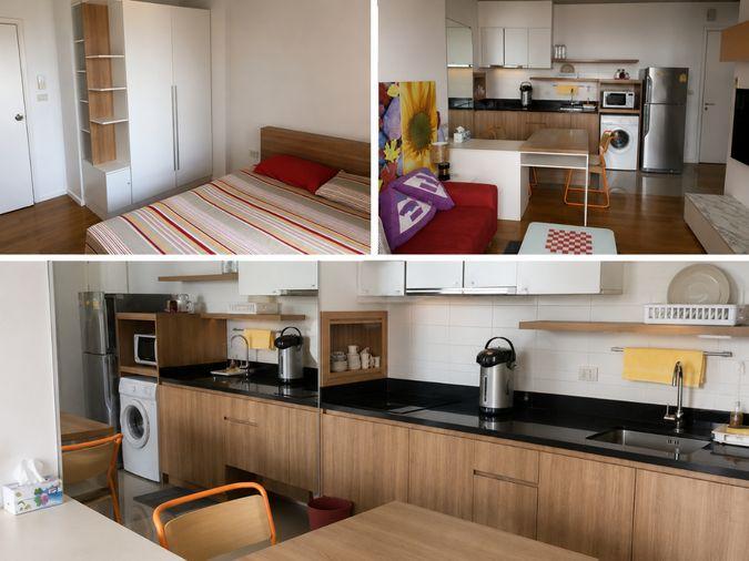 picture 1Bed | 1Bath | BTS On Nut | 40sqm | THB 18,000/mo | Fl.18 — Blocs 77 Bangkok - 1/1