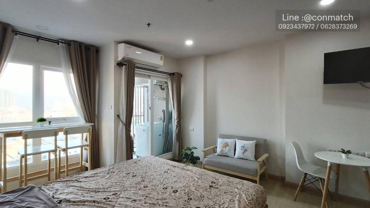รูป 1 ห้องนอน | 1 ห้องน้ำ | BTS Yaek Lam Sali | 28 ตร.ม. | 11,000 บาท/เดือน | ชั้น 12 — Supalai Veranda Ramkhamhaeng กรุงเทพฯ - รูปที่ 6/10