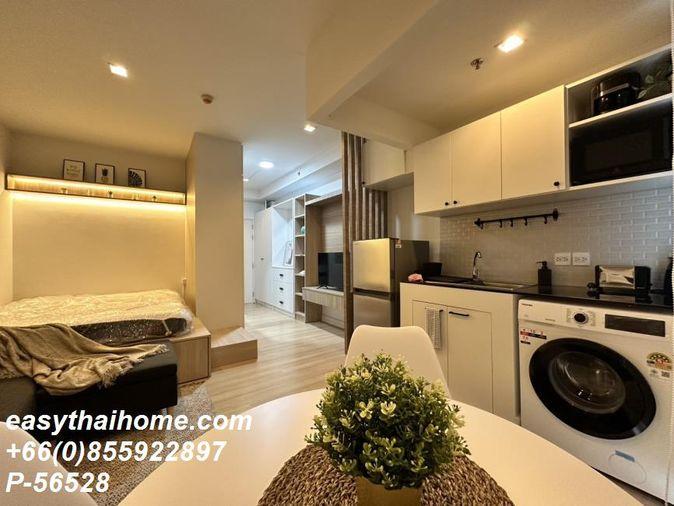 รูป P-56528 ให้เช่า  เดอะ ซี้ด มิงเกิ้ล สาทร-สวนพลู | Studio | วิวเมือง | ชั้น 22 | 28 ตร.ม. | เฟอร์นิเจอร์ครบ | Line ID: @easythaihome | 085-592-2897 - รูปที่ 6/11