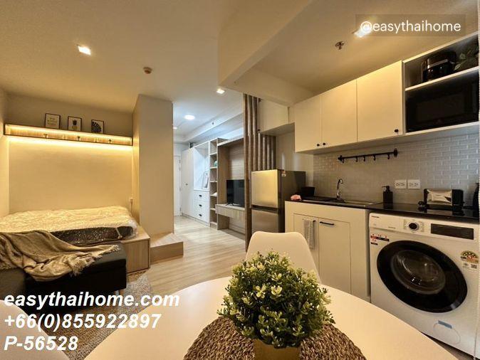 รูป P-56528 ให้เช่า เดอะ ซี้ด มิงเกิ้ล สาทร-สวนพลู | Studio | วิวเมือง | ชั้น 22 | 28 ตร.ม. | เฟอร์นิเจอร์ครบ | Line ID: @easythaihome | 085-592-2897 - รูปที่ 6/11