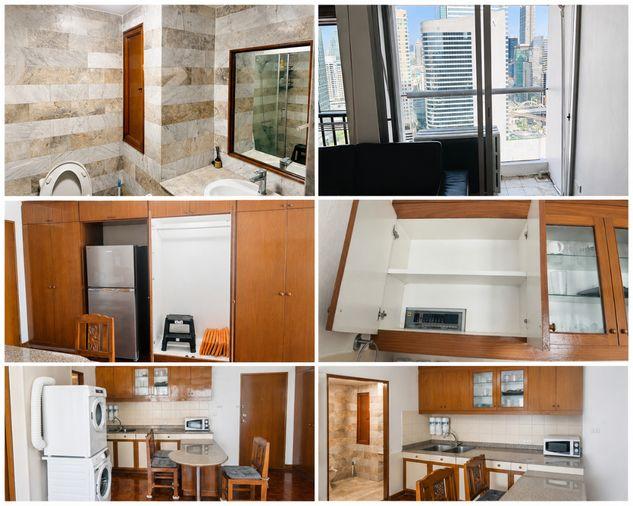 รูป 1 ห้องนอน | 1 ห้องน้ำ | BTS Saint Louis | 55 ตร.ม. | 28,000 บาท/เดือน | ชั้น 27 — Silom Suite กรุงเทพฯ - รูปที่ 2/3