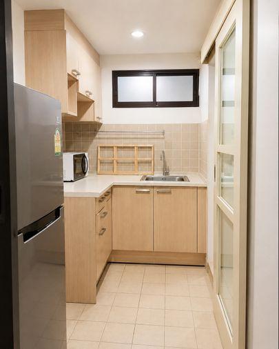 รูป 1 ห้องนอน | 1 ห้องน้ำ | BTS Saphan Khwai | 46 ตร.ม. | 15,000 บาท/เดือน | ชั้น 9 — Lumpini Ville Phahol-Suthisan กรุงเทพฯ - รูปที่ 8/10
