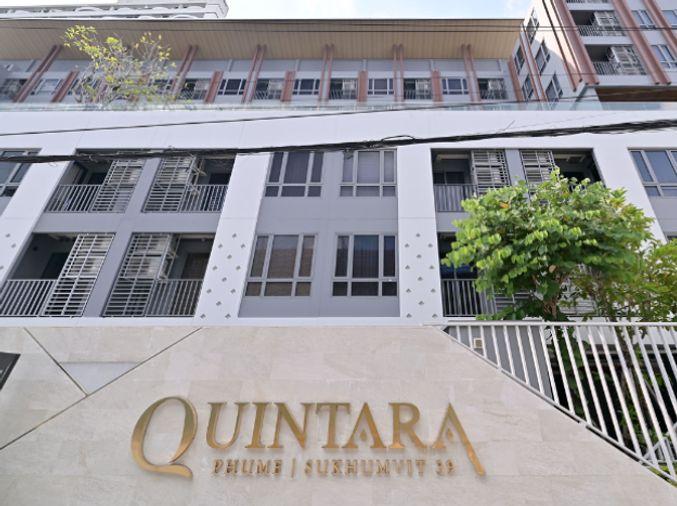 รูป 1 ห้องนอน | 1 ห้องน้ำ | BTS Phrom Phong | 32 ตร.ม. | 20,000 บาท/เดือน | ชั้น 5 — Quintara Phume Sukhumvit 39 กรุงเทพฯ - รูปที่ 1/8