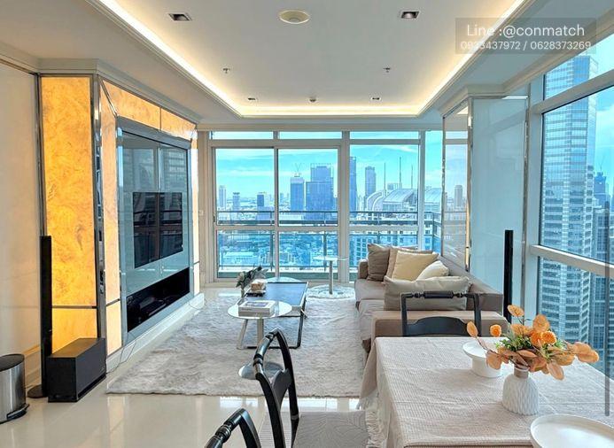 รูป 2 ห้องนอน | 2 ห้องน้ำ | BTS Phloen Chit | 141 ตร.ม. | 120,000 บาท/เดือน | ชั้น 37 — Athenee Residence กรุงเทพฯ - รูปที่ 4/6