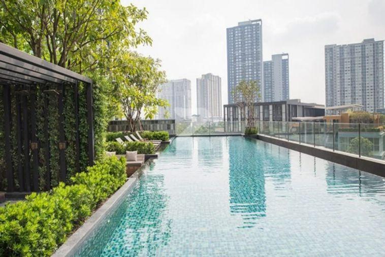 รูป 1 ห้องนอน | 1 ห้องน้ำ | BTS On Nut | 27 ตร.ม. | 10,000 บาท/เดือน | ชั้น 15 — The Base Park East Sukhumvit 77 กรุงเทพฯ - รูปที่ 7/10