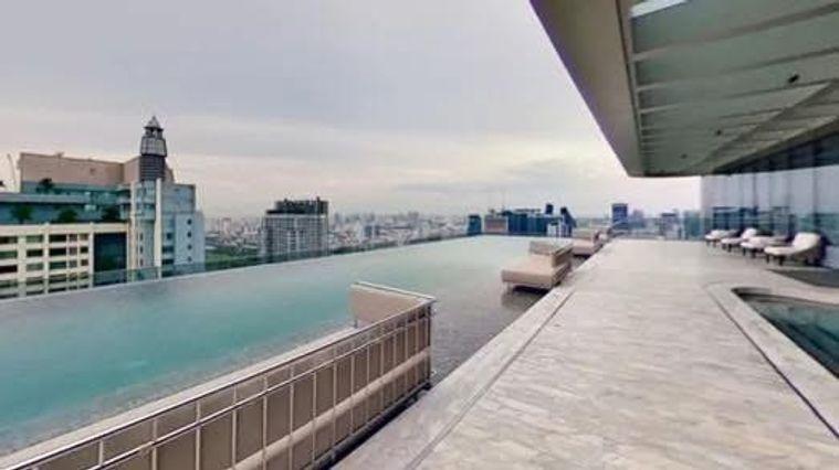 picture 2Bed | 2Bath | MRT Phetchaburi | 73sqm | THB 75,000/mo | Fl.32 — The Esse At Singha Complex Bangkok - 4/10