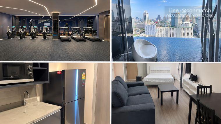 รูป 1 ห้องนอน | 1 ห้องน้ำ | BTS Ratchathewi | 34 ตร.ม. | 19,000 บาท/เดือน | ชั้น 32 — Ideo Q Siam-Ratchathewi กรุงเทพฯ - รูปที่ 1/1