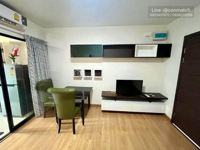 รูป 1 ห้องนอน | 1 ห้องน้ำ | BTS Bearing | 41 ตร.ม. | 11,500 บาท/เดือน | ชั้น 3 — Supalai City Resort Sukhumvit 105 กรุงเทพฯ - รูปที่ 4/5