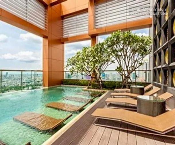 รูป 1 ห้องนอน | 1 ห้องน้ำ | BTS Saint Louis | 47 ตร.ม. | 40,000 บาท/เดือน | ชั้น 12 — The Address Sathorn กรุงเทพฯ - รูปที่ 3/10