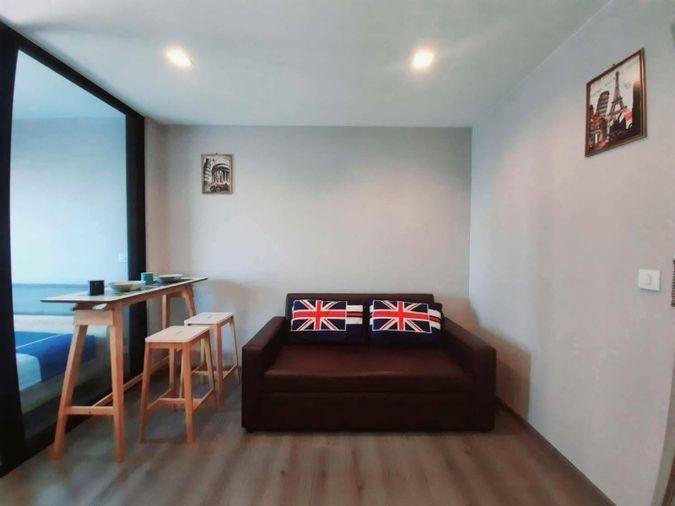 รูป 1 ห้องนอน | 1 ห้องน้ำ | MRT Phra Nang Klao Bridge | 32 ตร.ม. | 12,000 บาท/เดือน | ชั้น 27 — The Politan Rive กรุงเทพฯ - รูปที่ 3/9