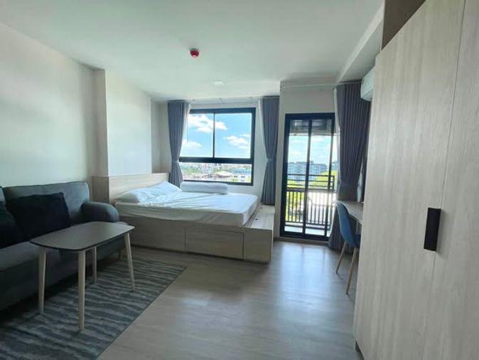 รูป 1 ห้องนอน | 1 ห้องน้ำ | BTS Samrong | 23 ตร.ม. | 14,000 บาท/เดือน | ชั้น 5 — The Muve Sukhumvit 107 By Sansiri กรุงเทพฯ - รูปที่ 4/5