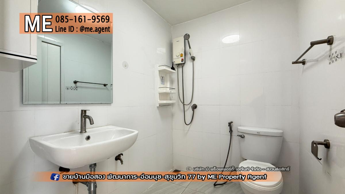 รูป 23,000/เดือน ได้บ้าน 3 ห้องนอน รีโนเวทใหม่ + เฟอร์ครบ Villette Lite พัฒนาการ 38 (RTG21-18) - รูปที่ 15/16