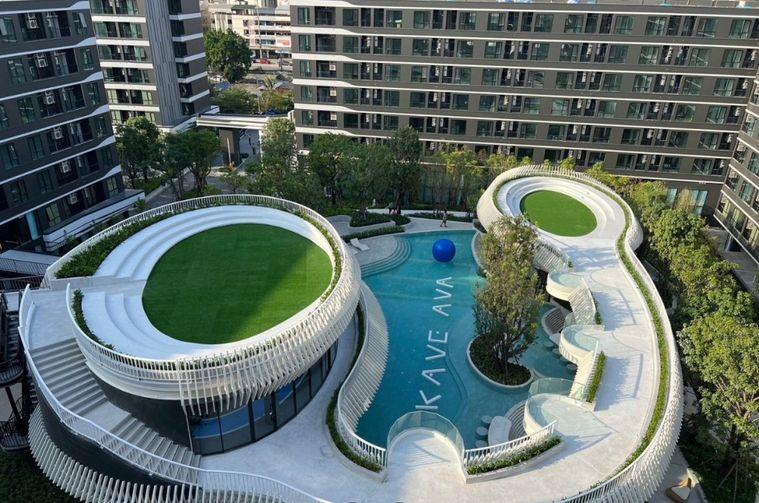 picture 1Bed | 1Bath | 28sqm | THB 12,500/mo | Fl.4 — Kave Ava Bangkok - 3/10