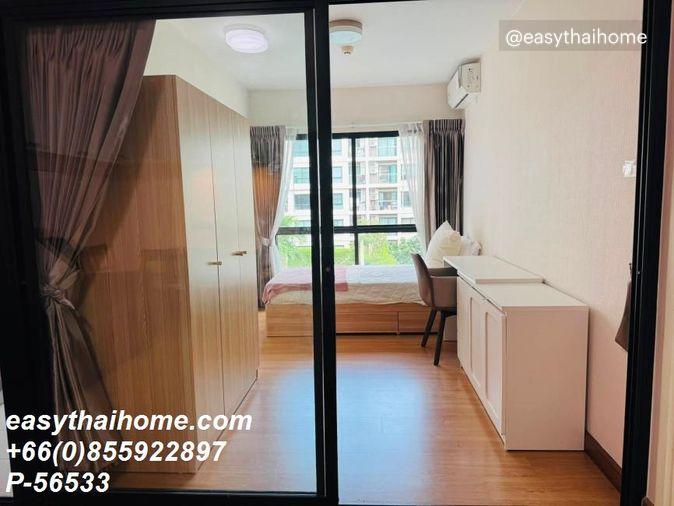 รูป P-56533 ให้เช่า ศุภาลัย ซิตี้ รีสอร์ท สถานีรถไฟฟ้าแบริ่ง สุขุมวิท 105 | เฟอร์นิเจอร์ครบ | Line ID: @easythaihome | 085-592-2897 - รูปที่ 6/13