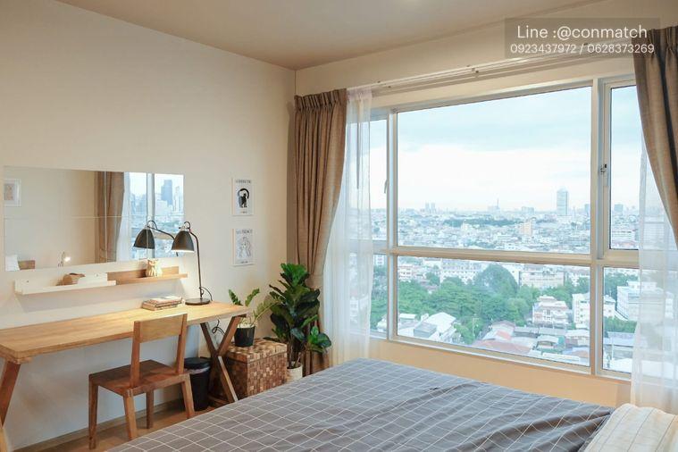 รูป 1 ห้องนอน | 1 ห้องน้ำ | BTS Krung Thon Buri | 38 ตร.ม. | 23,000 บาท/เดือน | ชั้น 18 — Hive Sathorn กรุงเทพฯ - รูปที่ 6/10