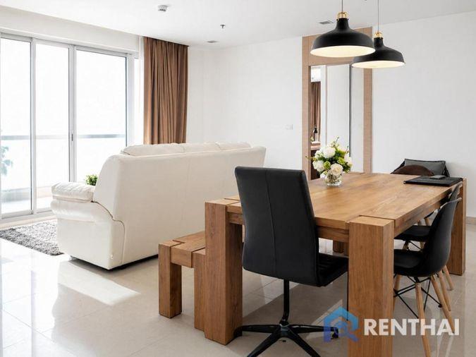 รูป 2 ห้องนอน | 2 ห้องน้ำ | Pattaya SRT | 97 ตร.ม. | 70,000 บาท/เดือน | ชั้น 5 — Palm Wongamat กรุงเทพฯ - รูปที่ 9/10