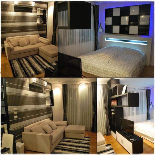 picture Studio | 1Bath | BTS Krung Thon Buri | 44sqm | THB 15,000/mo | Fl.30 — Villa Sathorn Bangkok - 1/5