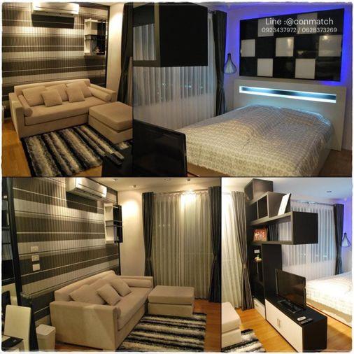 picture Studio | 1Bath | BTS Krung Thon Buri | 44sqm | THB 15,000/mo | Fl.30 — Villa Sathorn Bangkok - 1/5