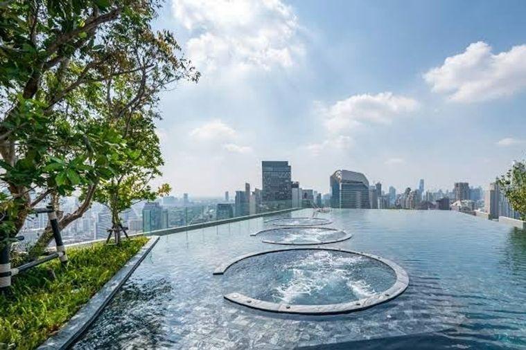 picture 1Bed | 1Bath | BTS Phloen Chit | 28sqm | THB 23,000/mo | Fl.17 — Life One Wireless Bangkok - 1/8