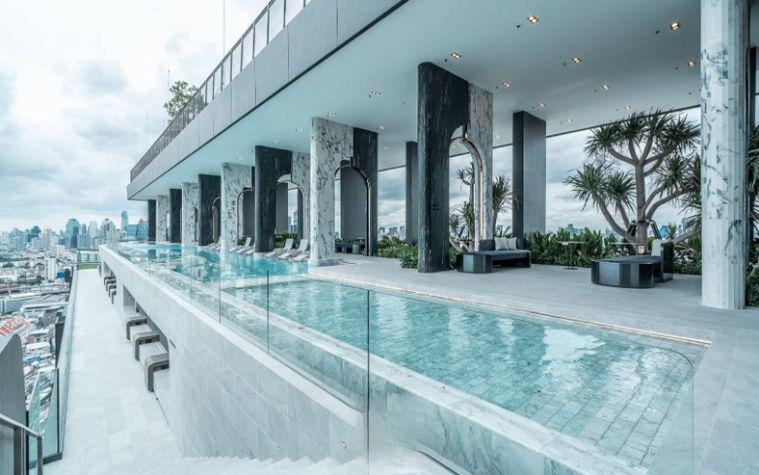 รูป 2 ห้องนอน | 1 ห้องน้ำ | MRT Queen Sirikit National Convention Centre | 48 ตร.ม. | 45,000 บาท/เดือน | ชั้น 35 — Life Rama 4 - Asoke กรุงเทพฯ - รูปที่ 6/9